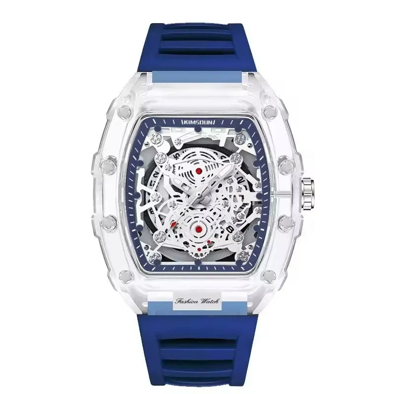 Luxury Transparent Skeleton Fashion Watch for Men – Premium Sports Style Wrist Watch Richard mille